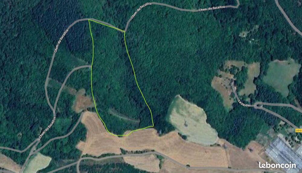 Vente Terrain Domaine forestier de 4,3 hectares - Bois de châtaigniers et chênes à Saint-Victor-et-Melvieu Saint victor et melvieu