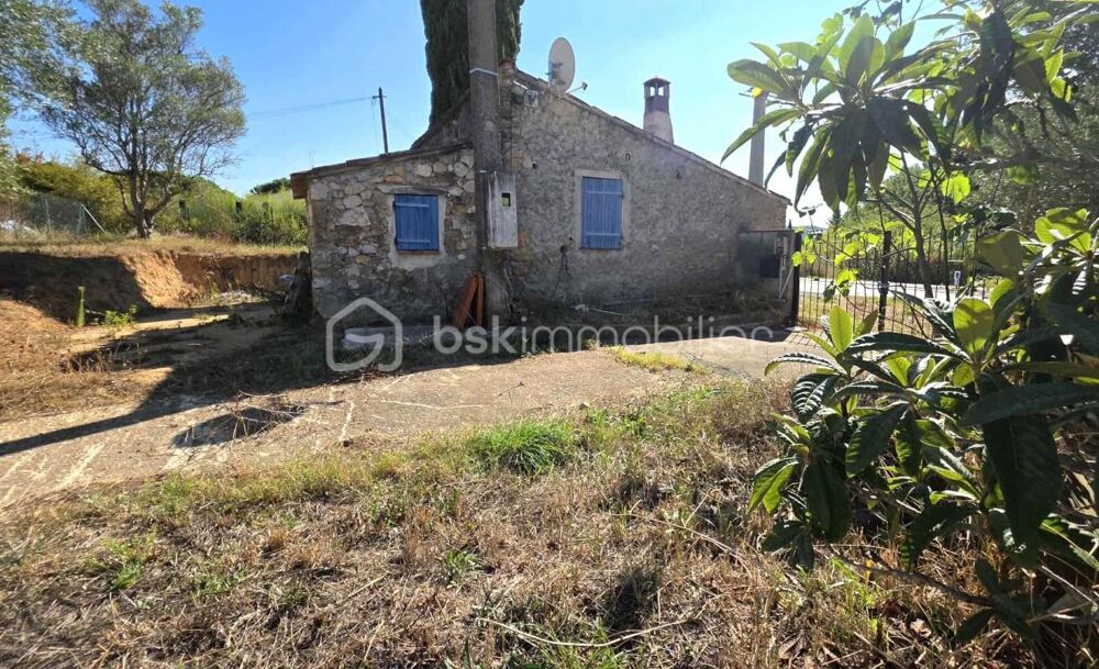 Vente Terrain SALERNES (VAR) -TERRAIN 1345 M² AVEC BASTIDON + PERMIS DE CONSTRUIRE ACCEPTE ET PURGE Salernes