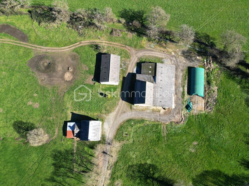 Grande maison de campagne 200 m² avec dépendances et terrain  Magnac-Laval