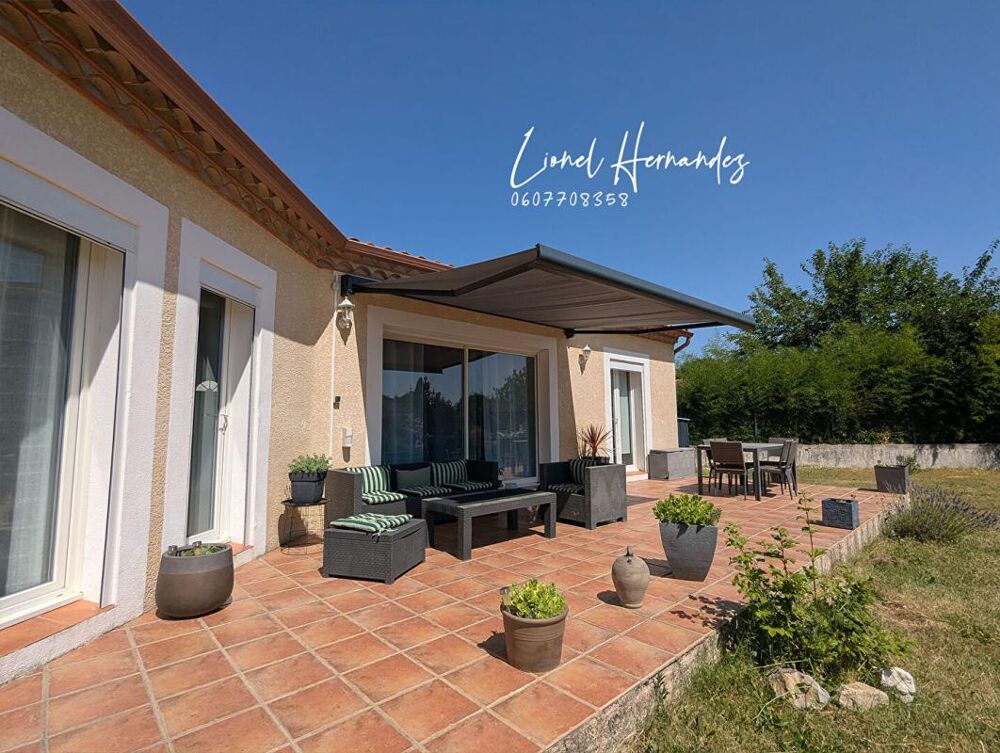 Saint Privat Des Vieux - Villa de plain-pied de 105m² - 4 chambres - Garage - Terrain clos et plat de 640m²
