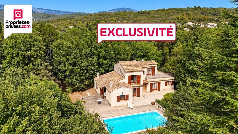 Vente Villa BELLE VILLA PROVENCALE 5 PIECES 156 m2 à RAFRAICHIR TERRAIN 2500 M2 ET GRANDE PISCINE CHAUFFEE Saint cezaire sur siagne