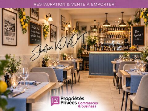 Fonds de commerce de restauration et vente &agrave; emporter avec extraction &agrave; vendre &agrave; Menton, proche bord de mer 249550 06500 Menton