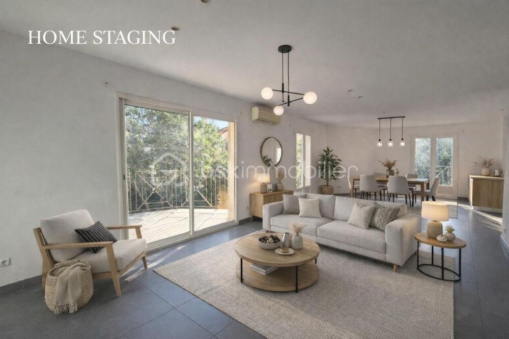 TOULON PONT DE SUVE / SERINETTE : HAUT DE VILLA DE 95 M2 AVEC TERRASSES ET JARDIN