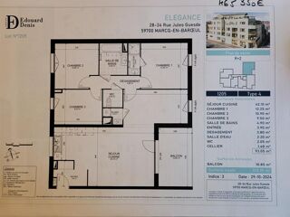 Appartement à vendre 4 pièces 93 m²