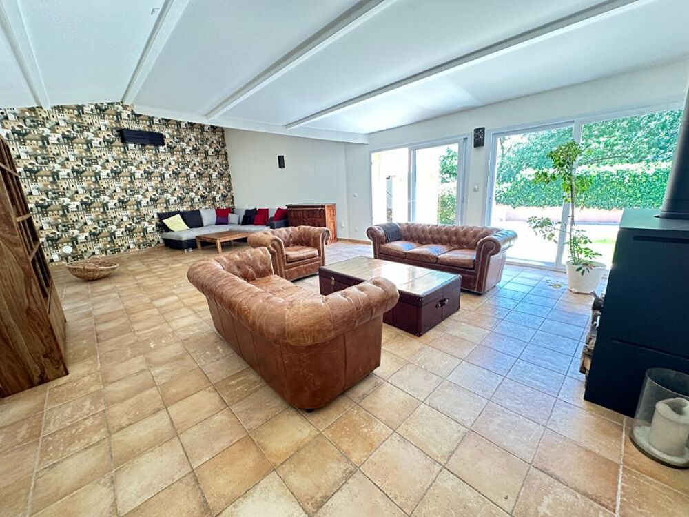 Maison Meublée Plain Pied 5 Chambres Piscine Lagon Grans