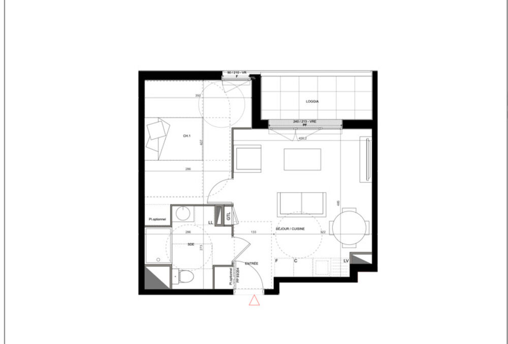 appartement à vendre 2 pièces CREIL (60)