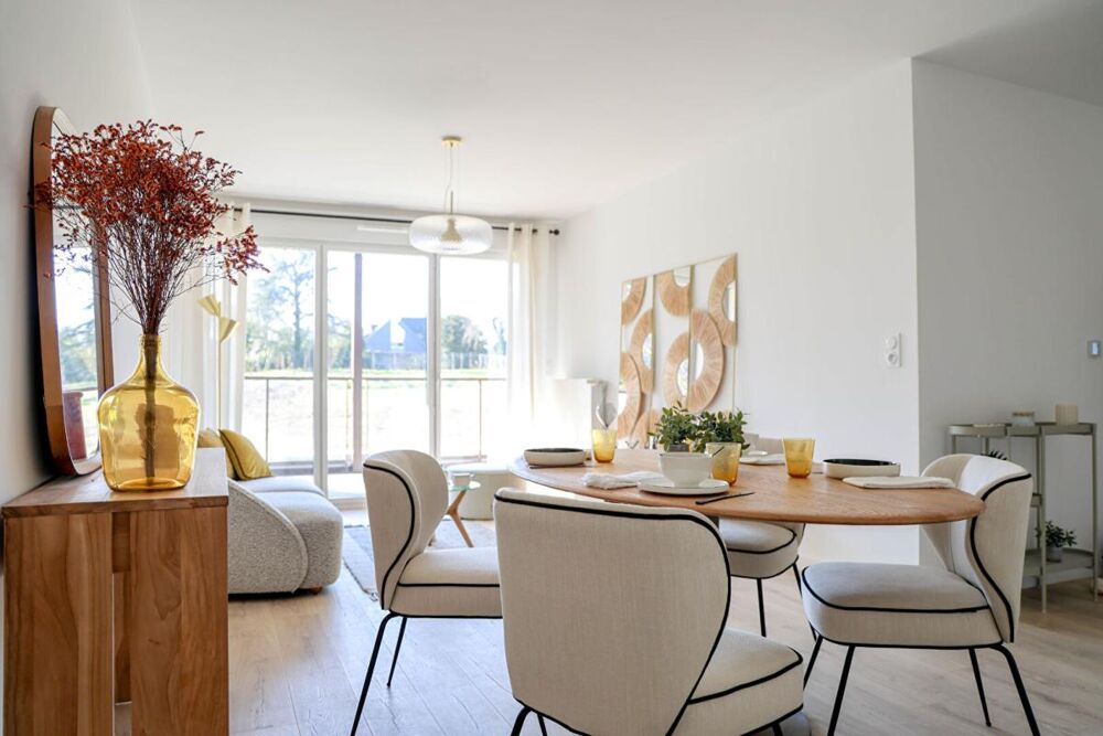 Appartement - Rennes - 3 pièces - 58.8 m2 + Parking + Loggia - Quartier Jeanne d'Arc