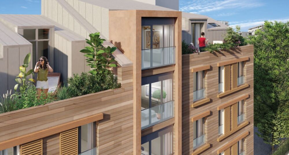 Vente Appartement appartement T3 duplex neuf à vendre PARIS 20e, d'une surface hab 71.75 m2 + terrasses 13.71 m2 Paris 20