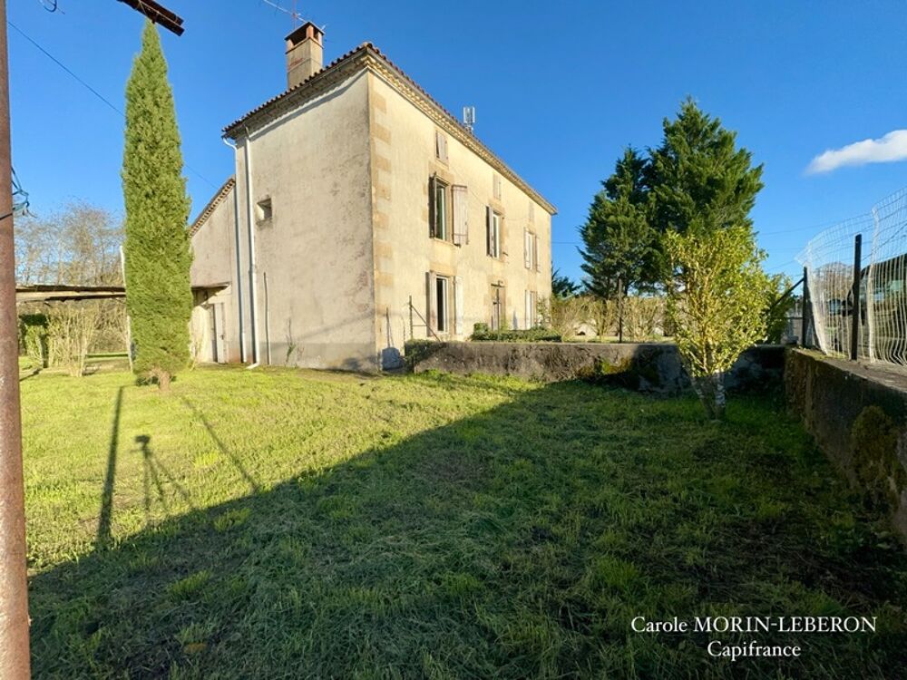 Vente Maison Maison en pierres, 5 pièces, garage et jardin La reole