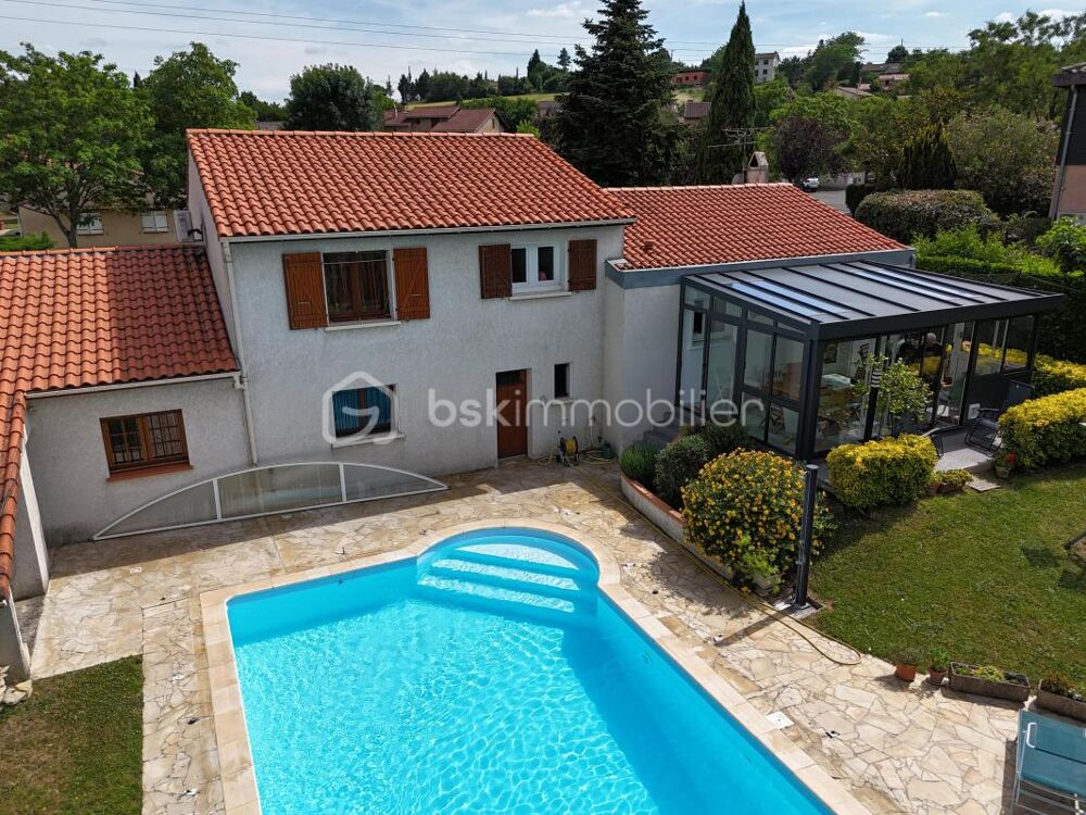 Vente Maison ESCALQUENS : Maison familiale avec piscine, véranda et double garage sur plus de 1 000 m² Escalquens