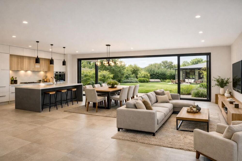 Maison T4 de plain-pied + jardin de 217 m²