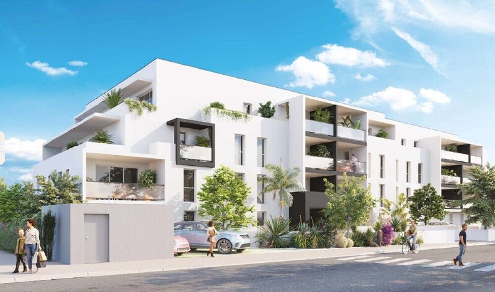 Dpt Pyrénées Orientales (66),à vendre PERPIGNAN appartement 2 pièces de 46.67 m² avec terrasse et parking