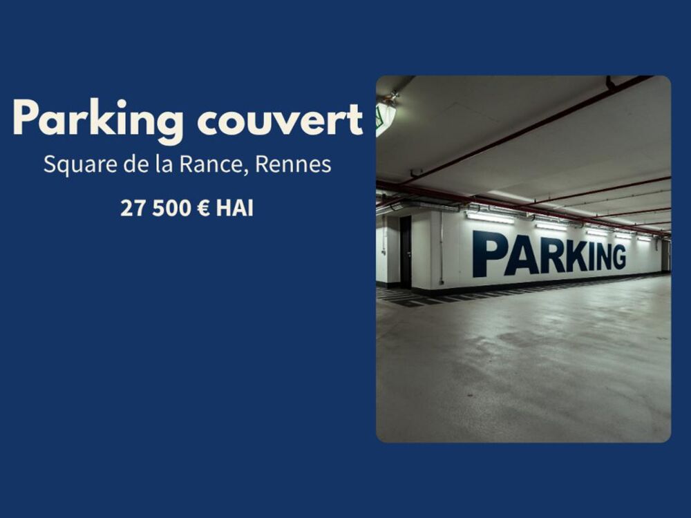 Vente Parking/Garage Stationnement Rennes
