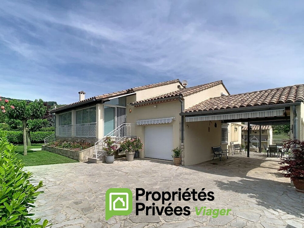 VIAGER OCCUPÉ MAISON 110 m² SUR 1 400 m² DE TERRAIN - MOLIÈRES-CAVAILLAC (GARD)