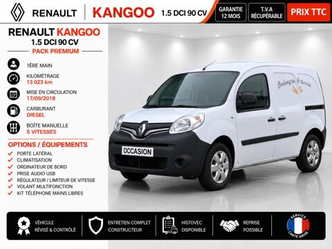 Renault Kangoo Express 1&deg; Main 19.165HT 1.5 DCI 90cv Equip&eacute; boulangerie T&eacute;l/R&eacute;gul/L 2019 occasion Abbecourt 60430
