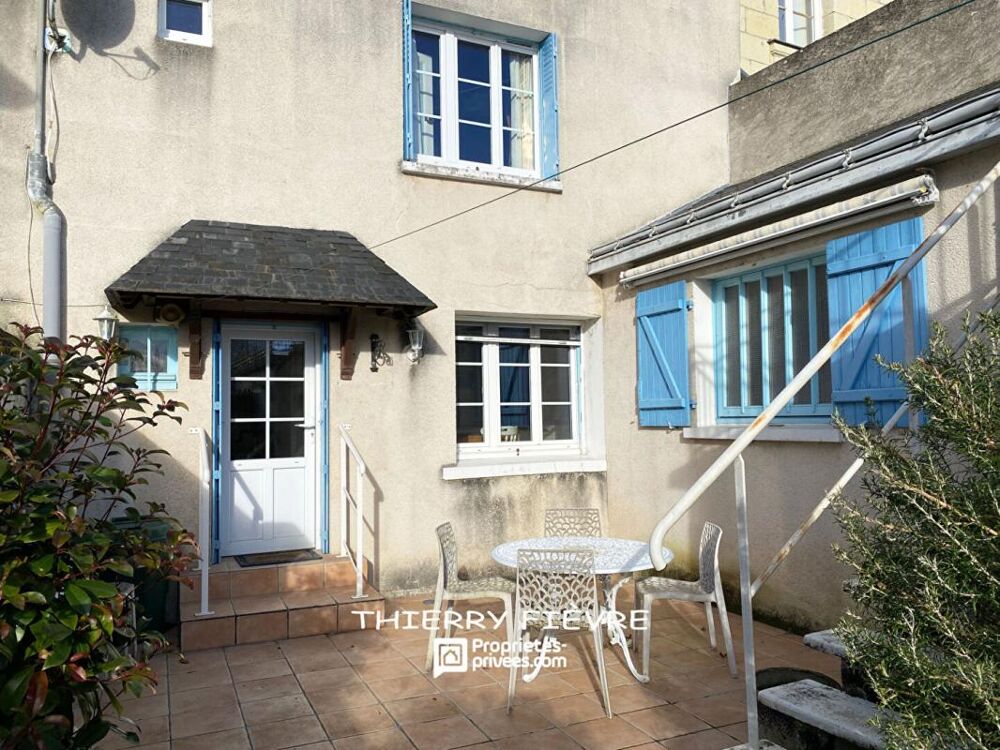 A VENDRE - 37140 CHOUZÉ SUR LOIRE Maison de village avec vue Loire de 110 m2
