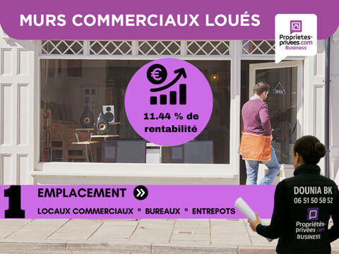 60100 CREIL - MURS COMMERCIAUX LOUES, 5 ENSEIGNES 660000 60100 Creil