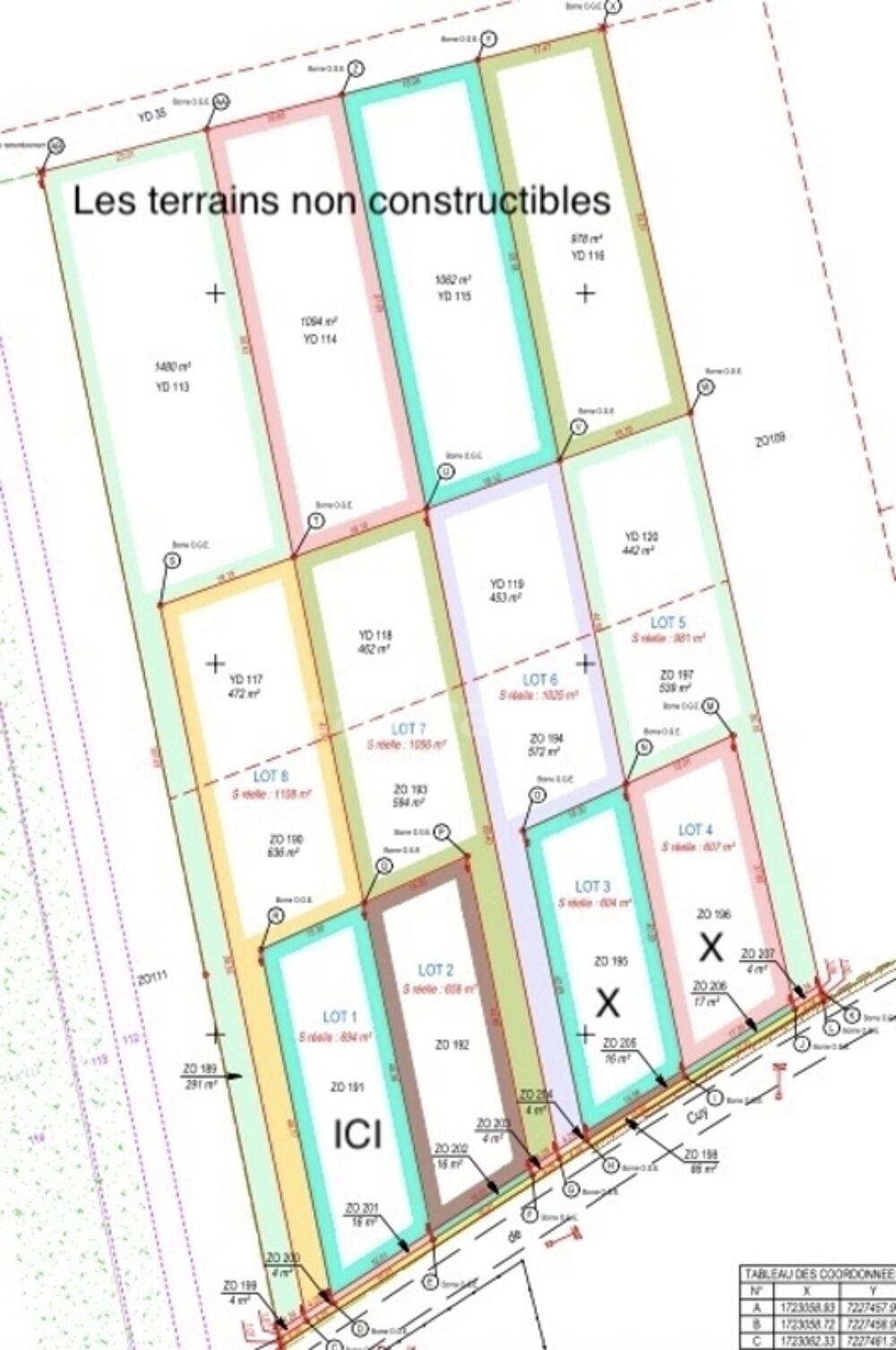 Vente Terrain Terrain à vendre de 1060,00 m² SOUCY (89) Soucy
