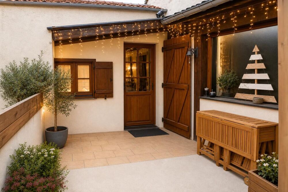 La Llagonne  Maison rénovée avec T2 loué