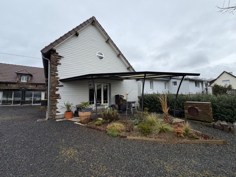 Maison en pierre de caractère  175 m² habitables  Dépendances 100 m²  LA BARRE DE SEMILLY (50)