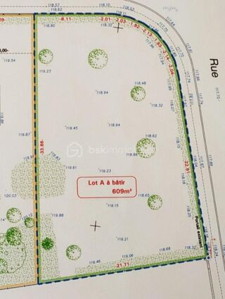  Terrain � vendre 609 m�