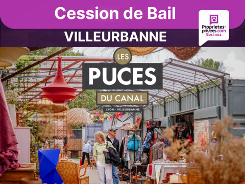 VILLEURBANNE- LES PUCES DU CANAL - STAND 55 m&sup2; + TERRASSE 14000 69100 Villeurbanne