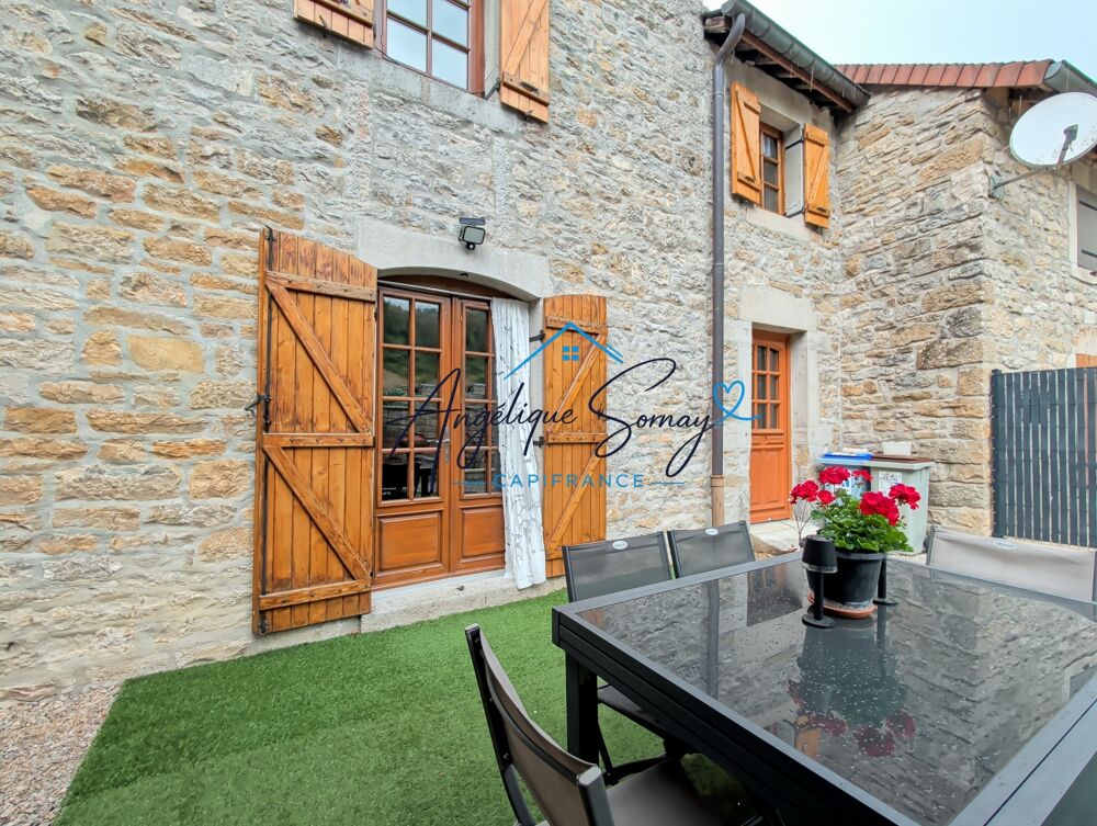 Vente Maison ? COUP DE CŒUR À BAUME-LES-MESSIEURS ! Maison mitoyenne en pierre rénovée, 5 chambres et beaux volumes Baume les messieurs