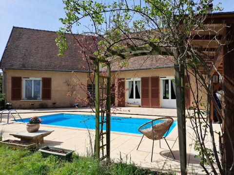 Dpt Saône et Loire (71), à vendre  maison P6 de 185,41 m² - Terrain de 6 579,00 m² - Plain pied 660000 Dracy-le-Fort (71640)