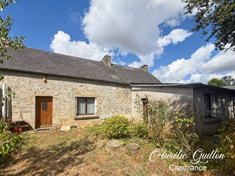 Vente Maison Le Roc-Saint-André – Maison en pierre 5 pièces 80 m2 avec beau potentiel Val d oust