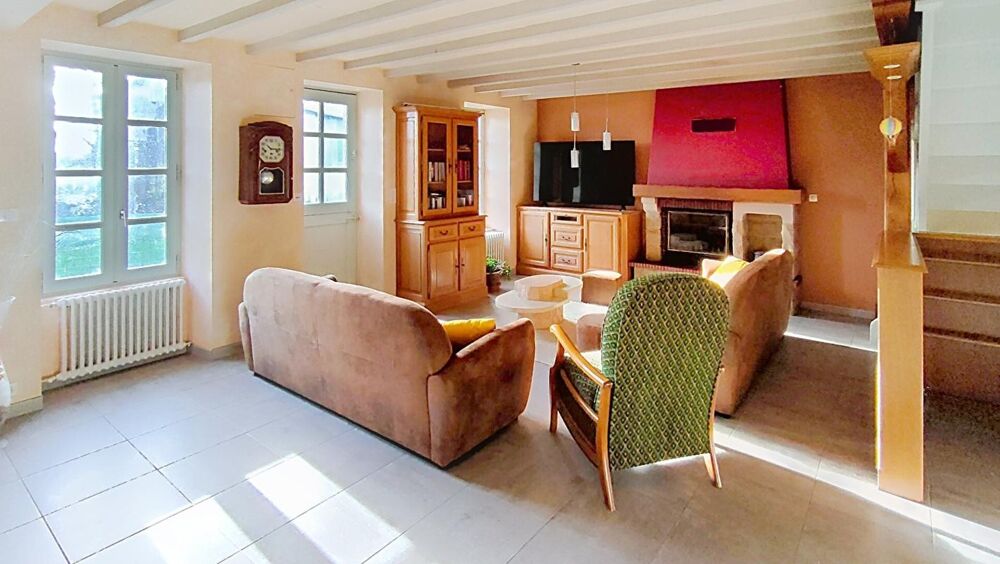 Vente Maison Longère Saint Aubin des Ormeaux 7 pièces 201 m2 Saint aubin des ormeaux