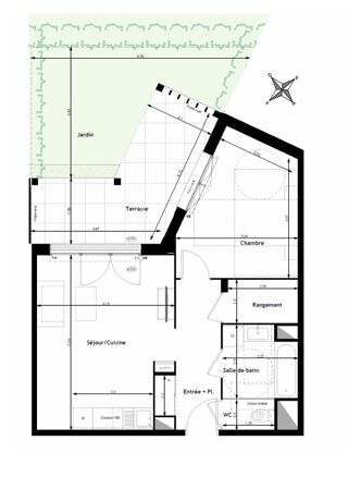  Appartement � vendre 2 pi�ces 49 m�