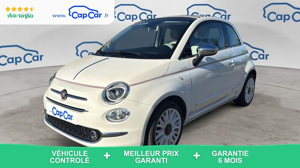 500 C 1.2 69 Bossanova White - Toit ouvrant 2020 occasion 16000 Angouleme