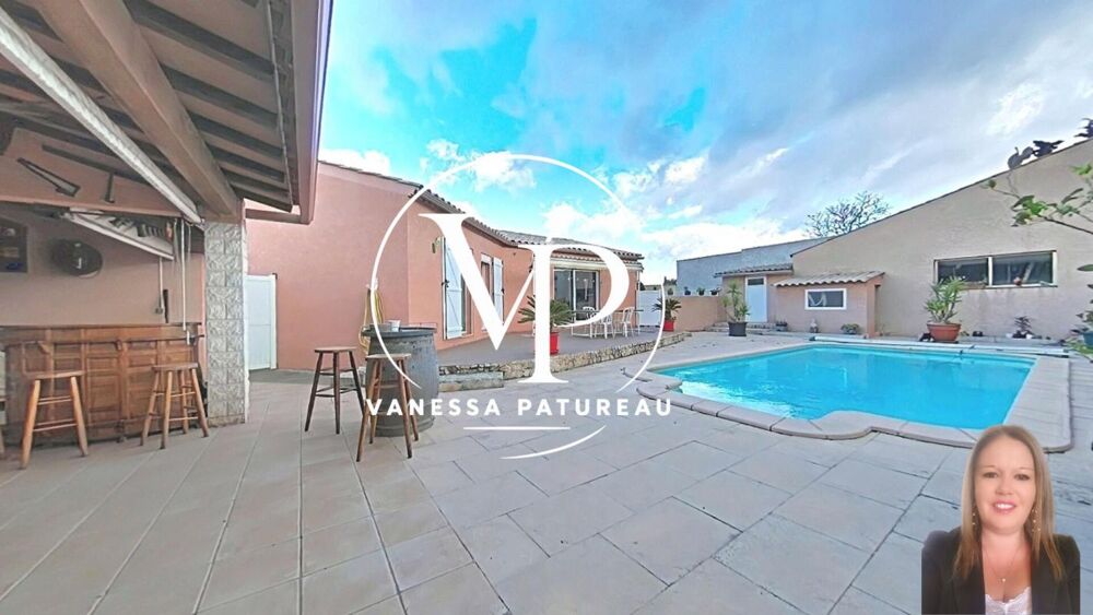 Maison Saint Nazaire D Aude 5 pièce(s), piscine, cuisine d'été, garage