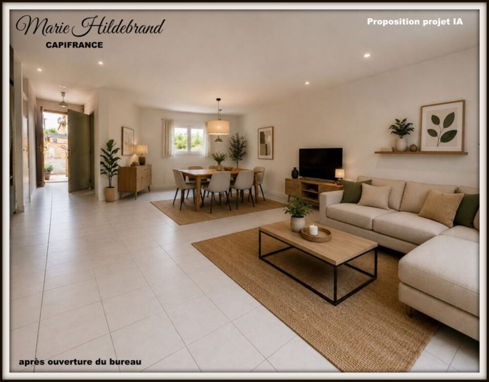 Maison de 95m² habitables - 3 chambres - jardin