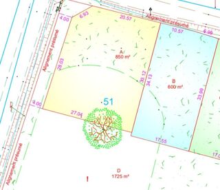 Terrain à vendre 852 m²