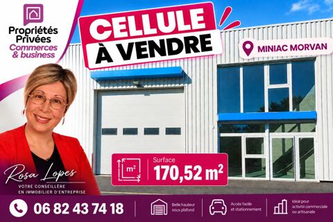   ILLE-ET-VIALINE- MINIAC MORVAN - LOCAL D'ACTIVITÉS 170,52 M2 PORTE SECTIONNELLE 4,50M 