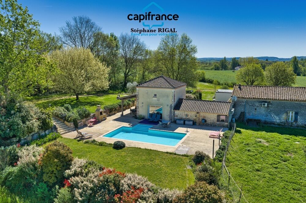 Vente Propriété/Château Propriete à vendre 11 pièces MONSEGUR (47) Propriété avec maison et maison d'amis de 260m2 habitables sur 12 757m² de terrain - Monsegur