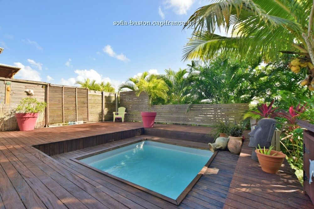 Vente Maison Les Trois-Îlets (972)  SOUS OFFRE Maison T4 -186 m² au sol avec grande terrasse, piscine et appartement T2 indépendant à vendre Les trois ilets