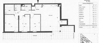  Appartement à louer 4 pièces 78 m²