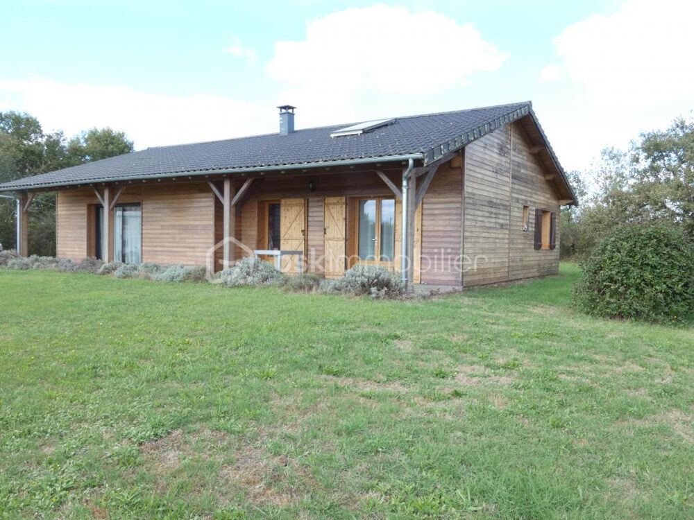 Vente Chalet Maison bois de plain pied, 5 pices, 3 chambres Mirande