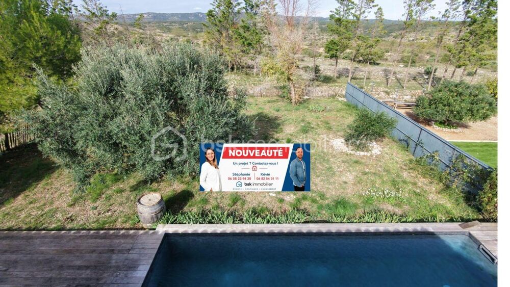 Vente Maison ? COURNONSEC – Un cadre privilégié en bordure de garrigue, une maison de plain-pied et une piscine pour profiter pleinement du S Cournonsec