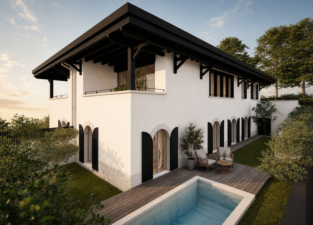VILLA NEUVE T5  151,75 M²  JARDIN & TERRASSES  SAINT-JEAN-DE-LUZ SAINTE-BARBE