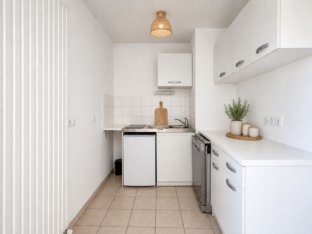 Appartement T2 en hyper centre au sein d'une résidence récente avec ascenseur et parking au calme sur cour intérieure