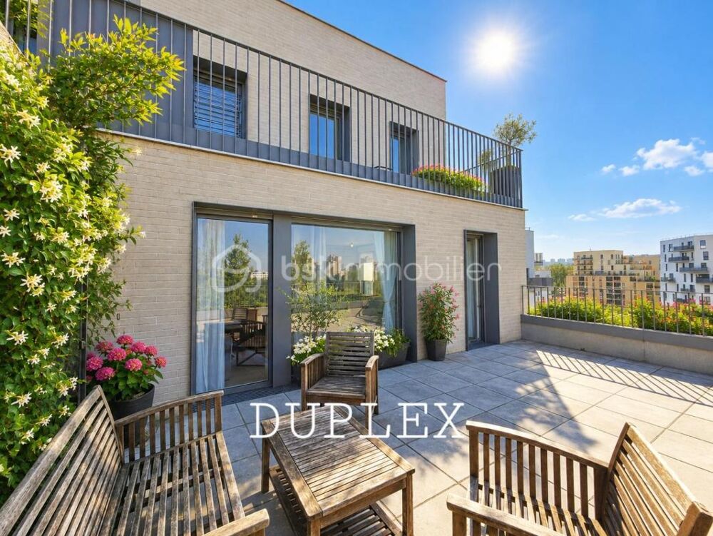 Vente Duplex/Triplex Duplex dernier étage F5 vue Canal de l'Ourcq terrasses parking Bobigny