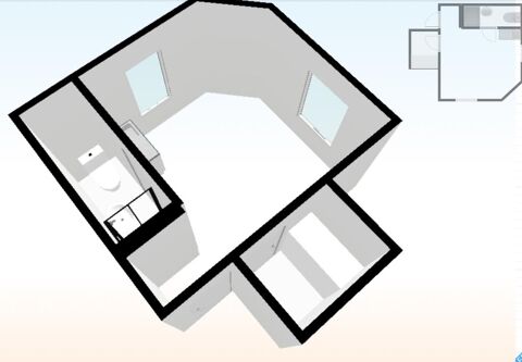  Appartement � louer 1 pi�ce 15 m�