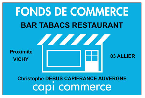 Fonds de commerce Bar Restaurant FDJ proche de VICHY (03) 113600 03200 Vichy