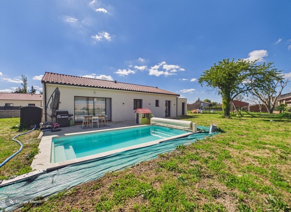 Maison à vendre maison de plain-pied de 110 m² avec piscine proche de VILLEFRANCHE DE LAURAGAIS