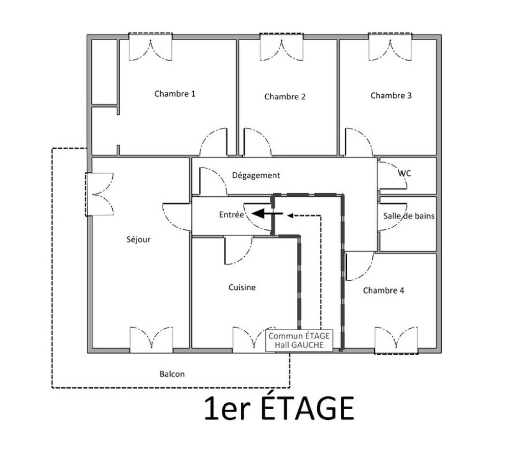 Vente Appartement Pyrénées Orientales (66) - Appartement F5 – 87 m² – 3 chambres + garage – Vendu loué Saint genis des fontaines