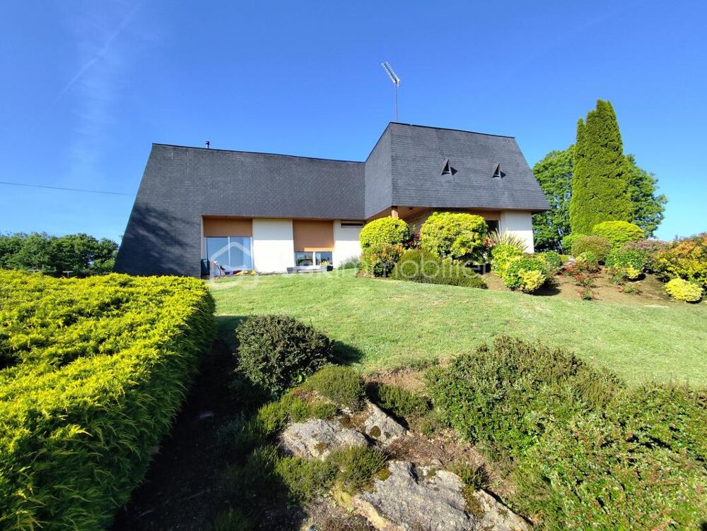 Vente Maison Belle Maison d'architecte de plain pied de 136 m2 des années 1970 exposée plein Sud à proximité de Pontmain Pontmain