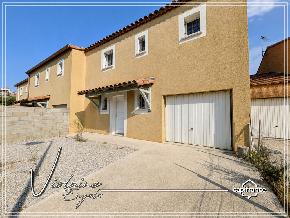 Vente Maison À NARBONNE-SUD – MAISON FAMILIALE DE 109 M² AVEC 3 CHAMBRES, 2 SALONS, JARDIN, TERRASSES ET GARAGE Narbonne